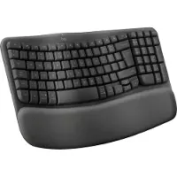 Logitech Wave Keys Draadloos Ergonomisch Toetsenbord AZERTY