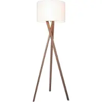 By Rydens Vloerlampe , Wit, Woonkamer, Hout