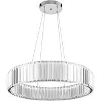 Toolight Kristallen LED hanglamp - modern chroom - Ø40 cm