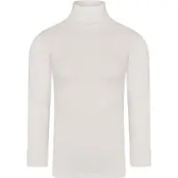 Beeren Unisex Thermo colshirt Lange mouw Wit - maat S
