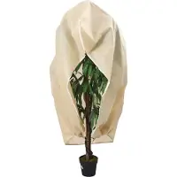 vidaXL Plantenhoezen met ritssluiting 2 st 70 g/m² 1x1,55 m