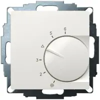 Eberle UTE 1032-RAL9010-G-55 Inbouw kamerthermostaat 5 tot 30°C, Thermostaat, Wit