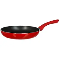 JJA inductie aluminium koekenpan - 24 cm, rood