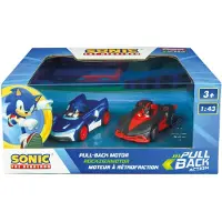 Carrera Pull back auto team sonic racing - sonic vs. shadow twinpack