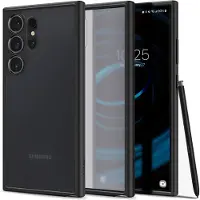 Spigen Ultra Hybrid Backcover voor de Samsung Galaxy S24 Ultra - Frost Black