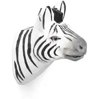 Ferm Living handgesneden dierenhaak Zebra