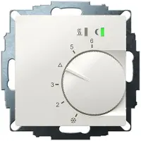 Eberle UTE 2500-24-RAL9010-G-55 Inbouw kamerthermostaat 5 tot 30°C, Thermostaat, Wit