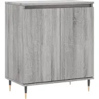 vidaXL Dressoir, grijs Sonoma, 60x35x70 cm, houtvezel