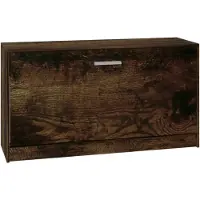 vidaXL Schoenenbank 80x24x45 cm bewerkt hout gerookt eiken