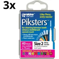 Piksters 2 Wit 0.55mm - 3 x 40 stuks - Voordeelverpakking