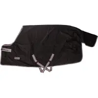 Bucas Deken Anniversary Turnout Stay-dry 150gr Zwart-zilver - 115/152