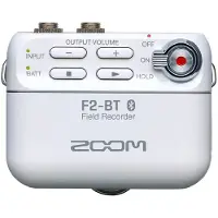 Zoom F2-BT Field Recorder met Bluetooth en Lavalier Mic wit