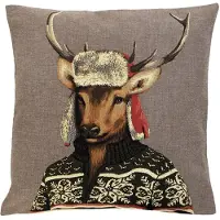 Mars & More gobelin kussen nordic hert 45x45cm