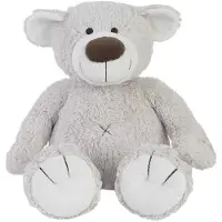 Happy horse knuffelbeer Baggio, grijs, 40 cm - pluche teddybeer