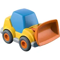 Haba Tractor m. Voorlader - 6,5 cm - Geel - - OneSize - Tractors