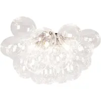 By Rydens Plafondlamp Gross, dimbaar, helder / transparant, Woon-/ Eetkamer, Glas, plafondlamp