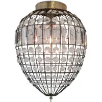Sessak Amadeus plafondlamp Ø30 cm Antiek messing