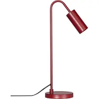 By Rydens Tafellamp Curve, rood, Werkkamer / Kantoor, metaal, Modern, Tafellamp