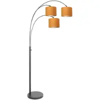 Steinhauer Booglamp Sparkled light 3 lichts goud