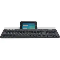 Logitech K780 RF Wireless + Bluetooth QWERTZ Duits Grijs, Wit