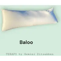 Terapy Baloo Zitzak - Off White - 180cm x 80cm x 50cm - Zacht Rekbaar Katoen