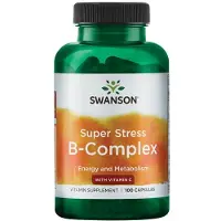 Swanson Health - Super Stress B-complex met vitamine C - 100 capsules