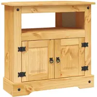 vidaXL Wandtafel Mexicaans grenenhout Corona-stijl 80x43x78 cm