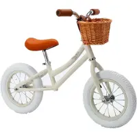 Baghera - Loopfiets Beige met helm