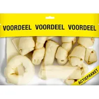 Voskes 2x Blanke Kauwkluiven Mix 420 Gr