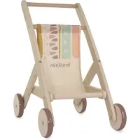 Miniland Wood Stroller Doll Goud Kinderen