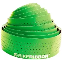 Bike Ribbon Perforated 2.5 Mm Handlebar Tape Groen 180 cm