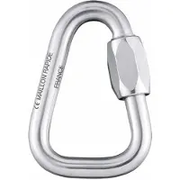 BEAL Maillon Delta Galva Karabijnhaak Zilver 10 mm