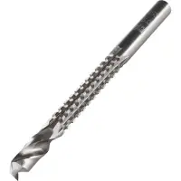 Wolfcraft 2512000 1 Foret Hss à Rainurer Ø 6 Mm Longueur Spirale 60 Mm Longueur Totale 90 Mm Queue Ø 6 Mm
