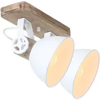 Mexlite Plafondlamp Gearwood 7969W Wit