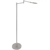 Steinhauer Vloerlamp Turound Led staal met helder glas