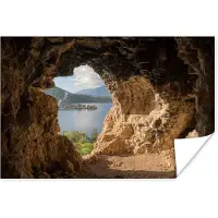 PosterMonkey Poster Water - Grot - Natuur - Landschap - 120x80 cm