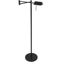 Steinhauer - vloerlamp - Retina - zwart - glas metaal - design lamp - LED - 3083ZW