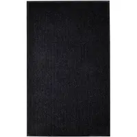 vidaXL Deurmat 117x220 cm PVC zwart