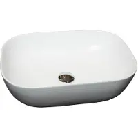 Loutro Waskom spiro m rechthoek 45.5x32x13.5 cm mat wit