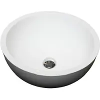 Loutro Waskom milano m rond 39x39x15.5 cm mat wit