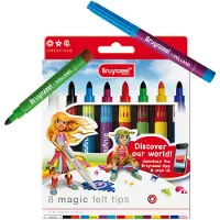 Bruynzeel Viltstiften 8 Magic Felt Tips Multi multi Stift