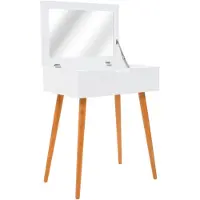 vidaXL Kaptafel met spiegel 60x40x75 cm MDF