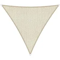 Brandplaza Schaduwdoek Sunfighters triangle | Brandplaza kunststof wit 400x500 cm zonneschermen | NADUVI