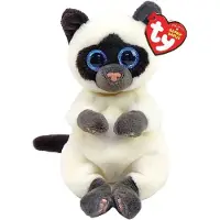 TY Miso Siam kattenknuffel, Beanie Bellies, 17 cm