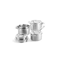 BK Twist 4 delig - RVS - Kooksets |