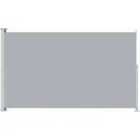 vidaXL Tuinscherm uittrekbaar 180x300 cm grijs