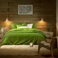 De Witte Lietaer Dekbedovertrek Laura Cactus Flanel-240 x 200 / 220 cm | Lits-Jumeaux