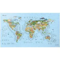 Awesome Maps Surftrip Best Surf Beaches Of The World Original Colored Edition Kaart