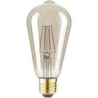 LIGHTME LM85058 LED-lamp E27 Ballon 4.5 W Barnsteen (Ø x l) 64 mm x 140 mm 1 stuk(s)