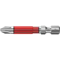 Wiha 42120 Kruis-bit PH 3 Molybdeen-vanadium-staal Gehard 5 stuk(s)